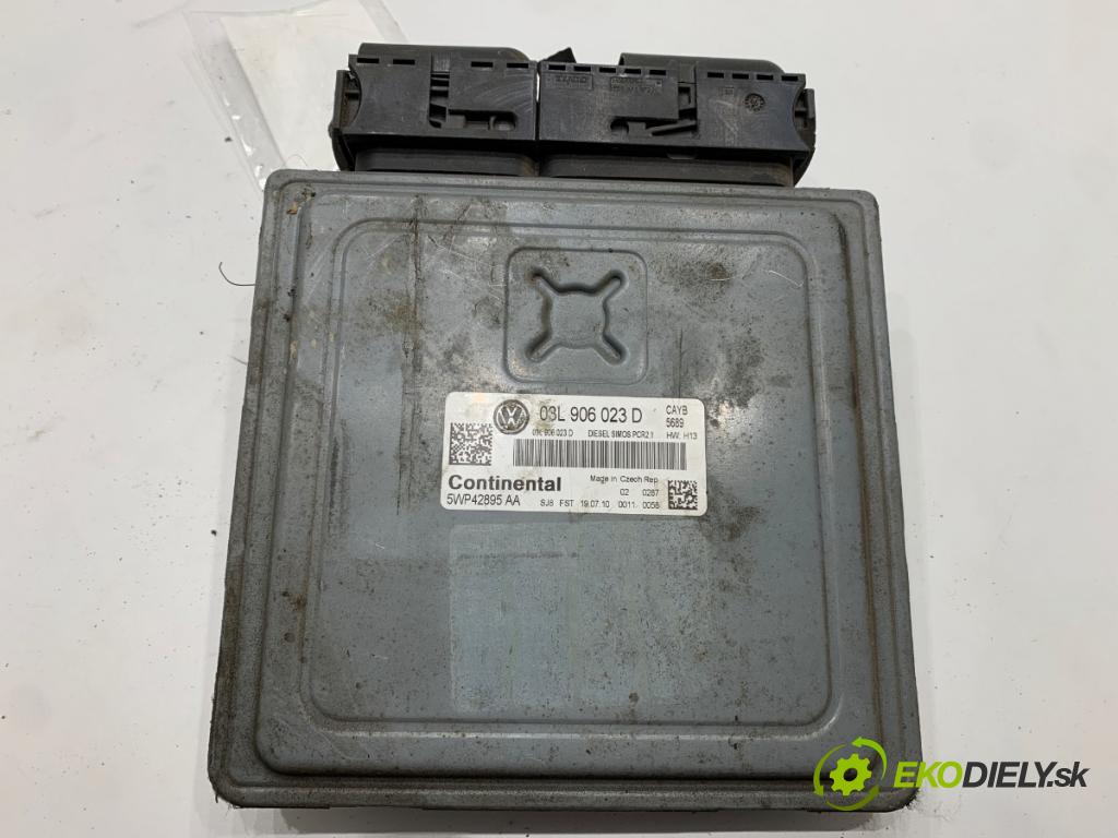 VW POLO V liftback 2011 66 kW 1.6 TDI 1598 riadiaca jednotka Motor 03L906023D (Riadiaca jednotka)