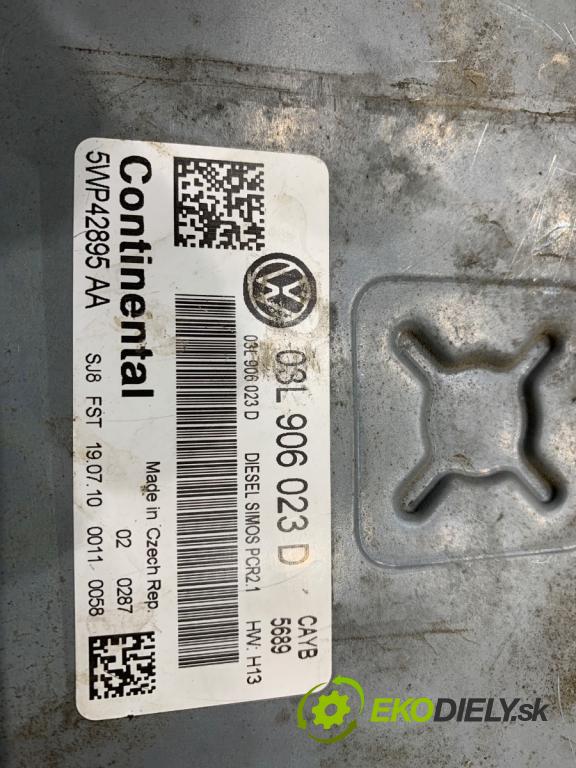 VW POLO V liftback 2011 66 kW 1.6 TDI 1598 riadiaca jednotka Motor 03L906023D (Riadiaca jednotka)