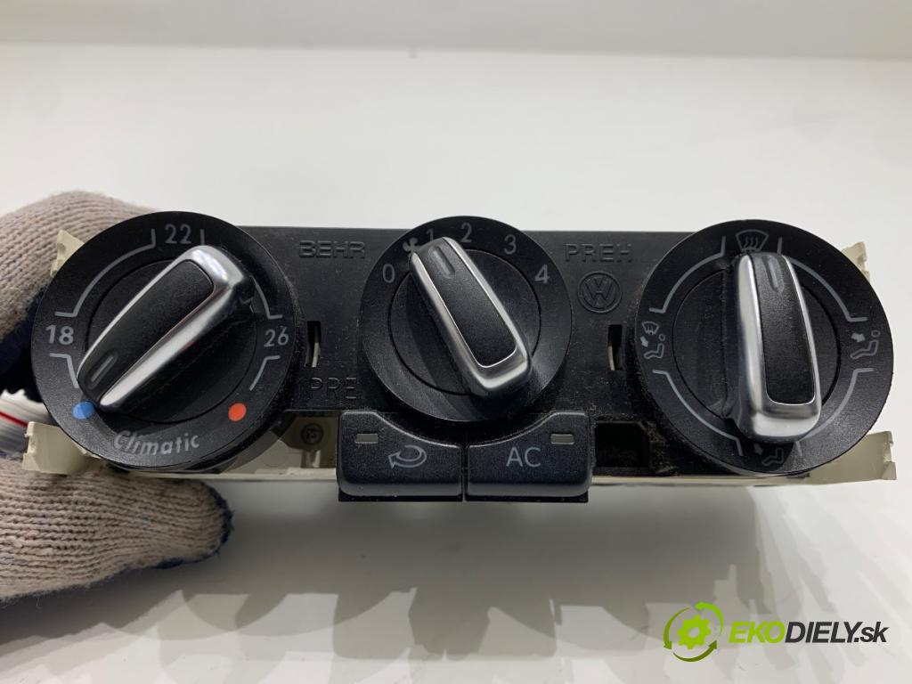 VW POLO V liftback 2011 66 kW 1.6 TDI 1598 Panel ovládania kúrenia 6R0820045J (Prepínacie páčky pod volantom)