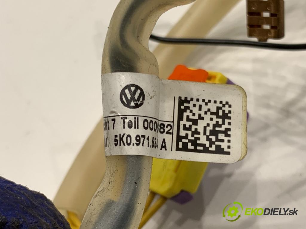 VW POLO V liftback 2011 66 kW 1.6 TDI 1598 káblovačka silenbloku airbag 5K0971584A