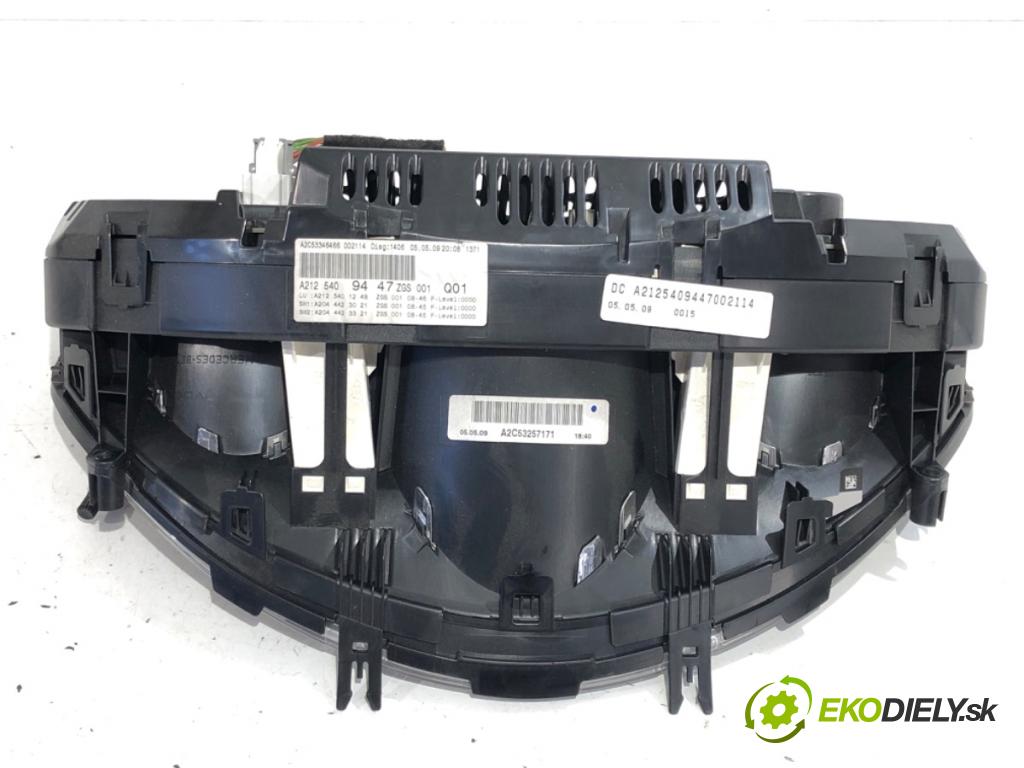 MERCEDES-BENZ W212 sedan 2009 215 kW E 350 CGI (212.057) 3498 Prístrojovka A2125409447 (Prístrojová doska)