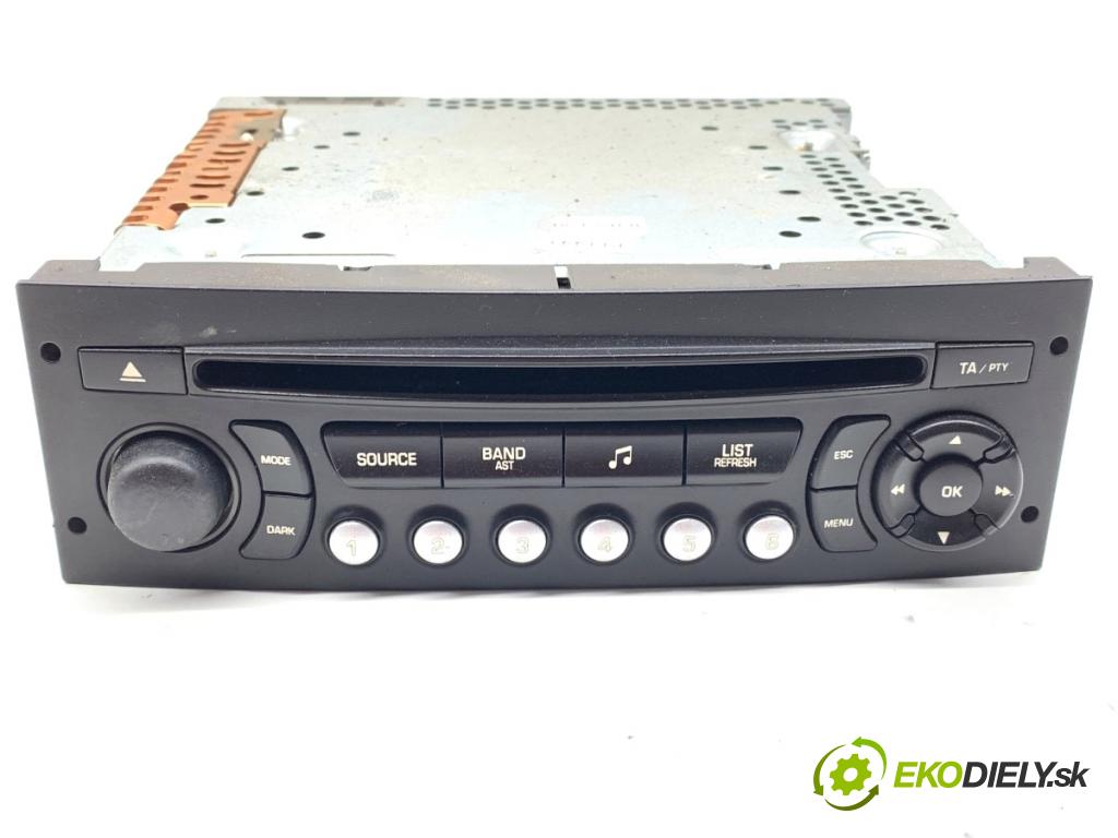 CITROEN C4 I liftback 2005 66 kW 1.6 HDi 1560 RADIO 96643697XT (Audio zariadenie)