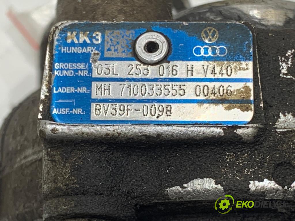 VW POLO V liftback 2011 66 kW 1.6 TDI 1598 turbo 03L253016H (Kompletní turbodmychadlo)