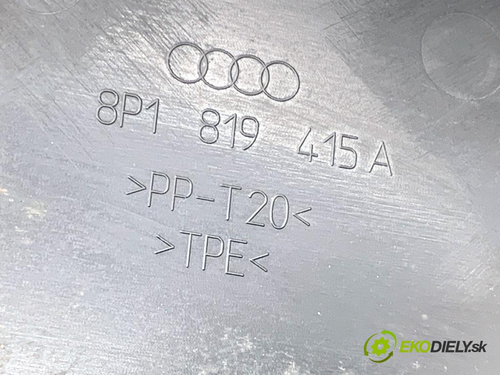 AUDI A3 8P liftback 2003 75 kW 1.6 1595 Torpédo, plast pod čelné okno 8P1819415A (Torpédo (plast pod čelným sklom))