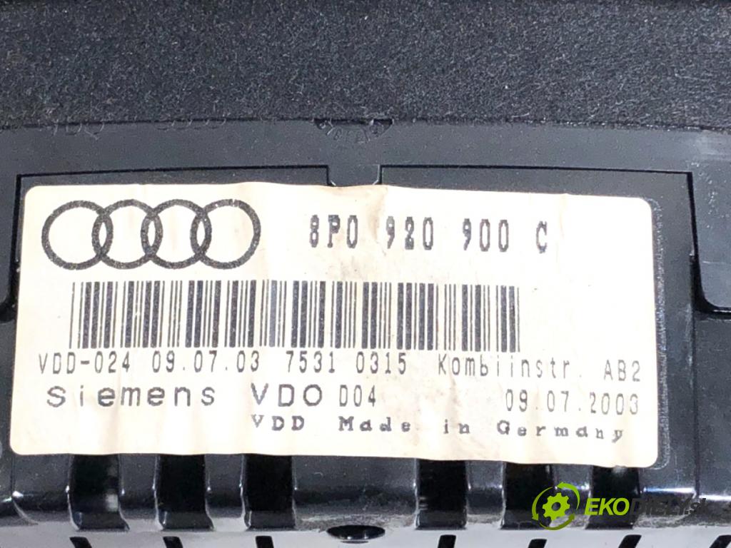AUDI A3 8P liftback 2003 75 kW 1.6 1595 Prístrojovka 8P0920900C (Prístrojová doska)
