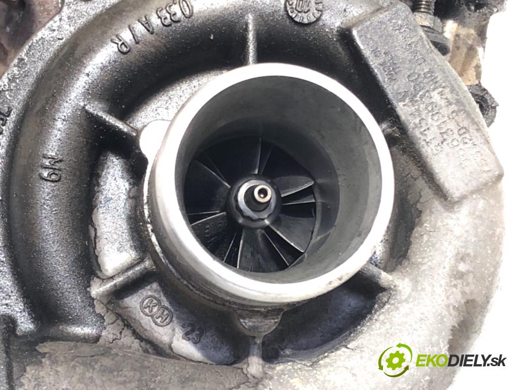 CITROEN C4 PICASSO I nadwozie wielkoprzestrzenne (MPV) 2010 80 kW 1.6 HDi 1560 turbo 9663199280 (Kompletní turbodmychadlo)