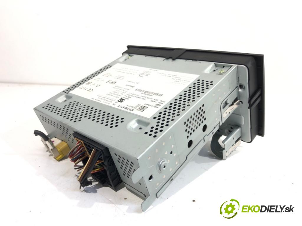 SEAT IBIZA IV liftback 2016 81 kW 1.0 TSI 999 RADIO 5F0035871B (Audio zariadenie)