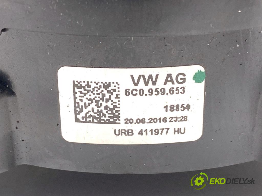 SEAT IBIZA IV liftback 2016 81 kW 1.0 TSI 999 Krúžok, slimák airbag 6C0959653 (Airbag)