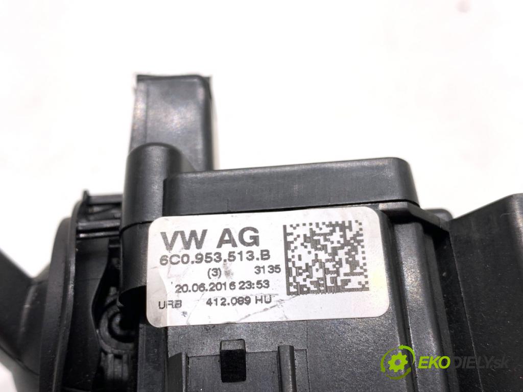 SEAT IBIZA IV liftback 2016 81 kW 1.0 TSI 999 Prepínač kombinovaný 6C0953501B (Prepínacie páčky pod volantom)