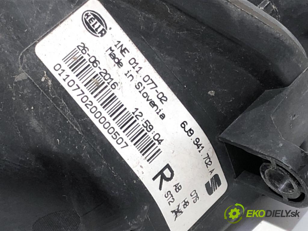 SEAT IBIZA IV liftback 2016 81 kW 1.0 TSI 999 hmlové svetlo, hmlovka pravý přední část 6J9941702A