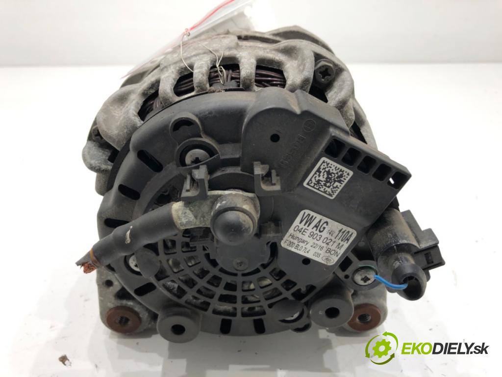 SEAT IBIZA IV liftback 2016 81 kW 1.0 TSI 999 Alternátor 04E903021M (Alternátor)