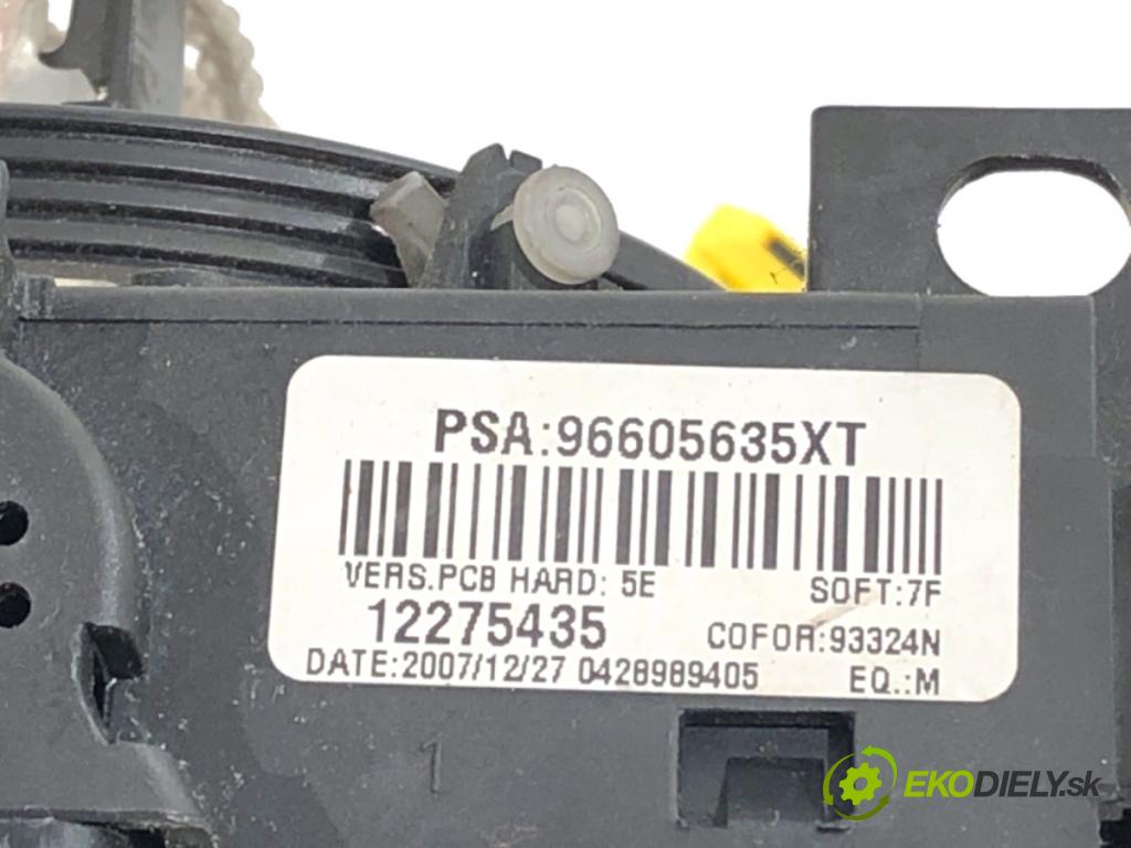 PEUGEOT PARTNER I Nadwozie pełne/minivan 2008 80 kW 1.6 1587 Prepínač kombinovaný 96605635XT (Prepínacie páčky pod volantom)
