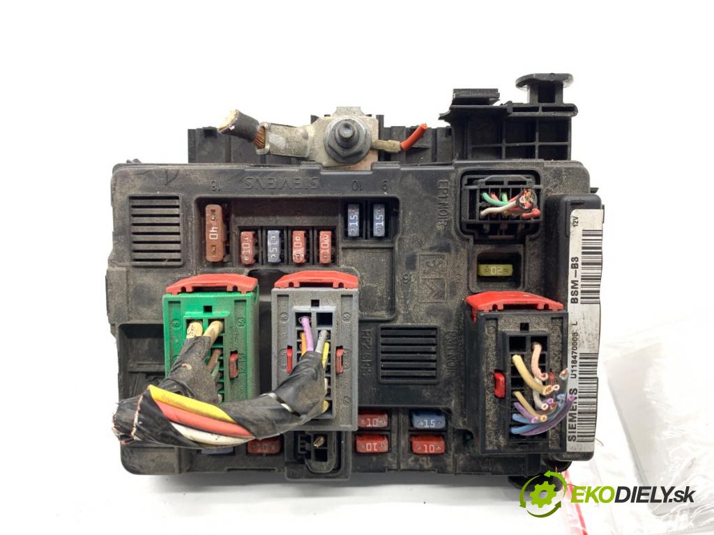 PEUGEOT PARTNER I Nadwozie pełne/minivan 2008 80 kW 1.6 1587 Modul BSM 9650618480 (Riadiaca jednotka ostatné)