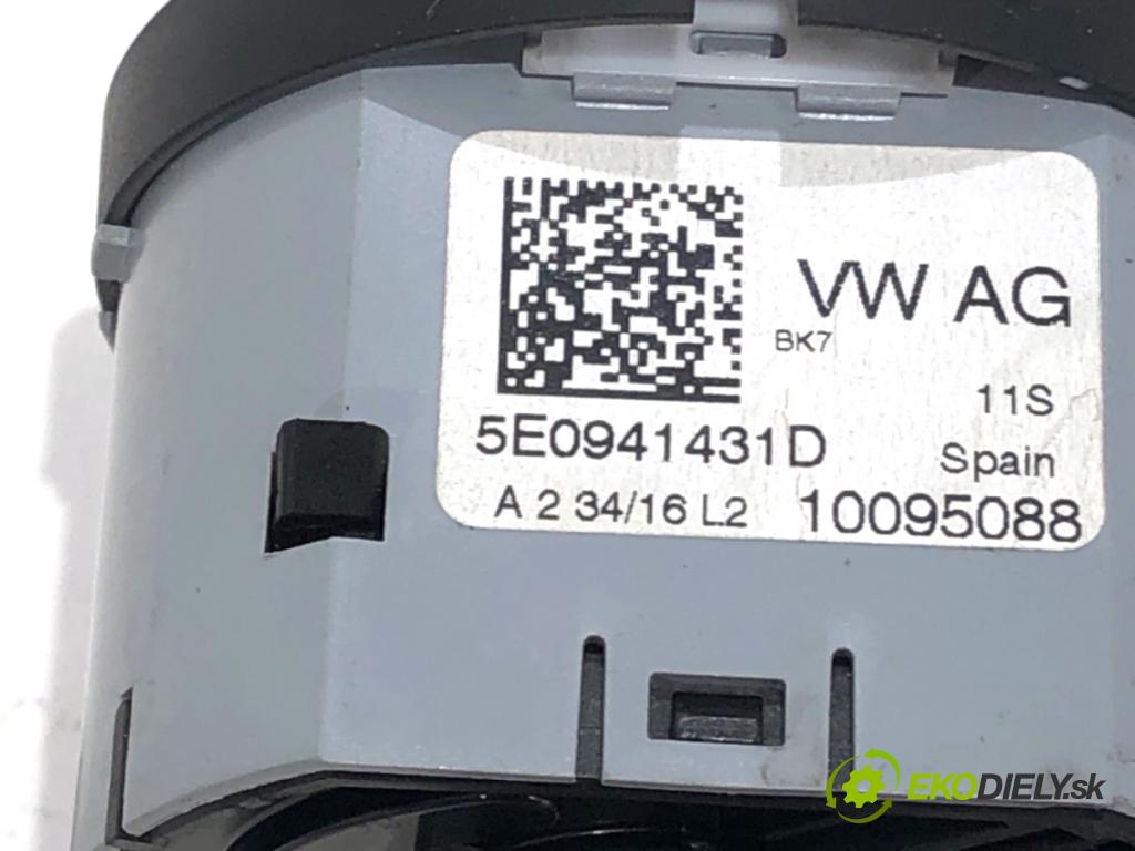 SKODA OCTAVIA III Kombi 2016 135 kW 2.0 TDI / TDI RS 4x4 1968 spínač světel 5E0941431D