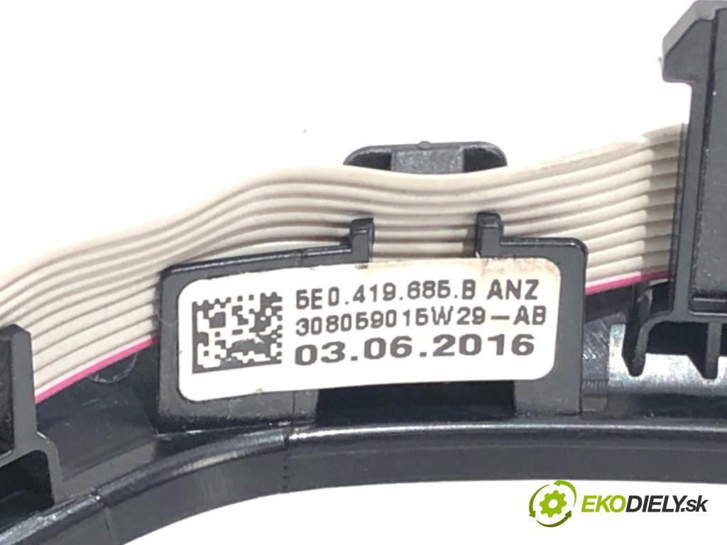 SKODA OCTAVIA III Kombi 2016 135 kW 2.0 TDI / TDI RS 4x4 1968 SPÍNAČE: volantu 3V0919719A 5E0419685B