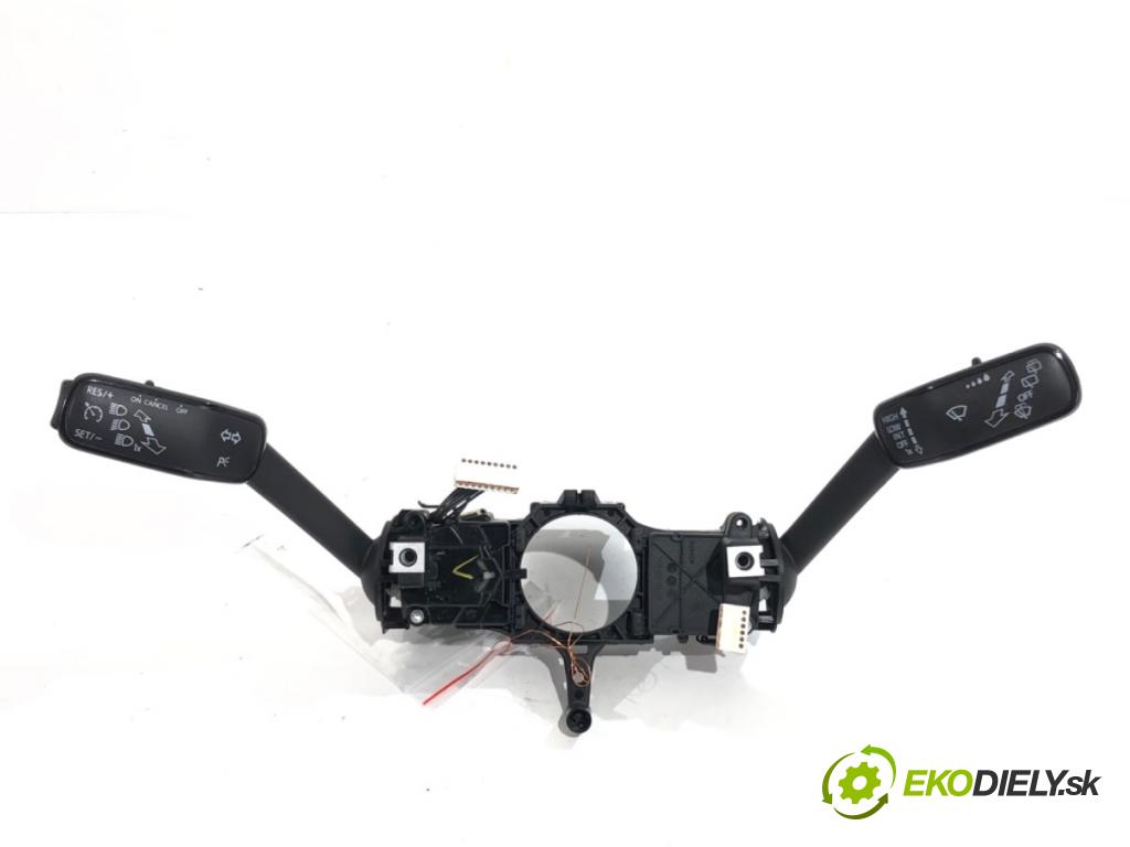 SKODA OCTAVIA III Kombi 2016 135 kW 2.0 TDI / TDI RS 4x4 1968 Prepínač kombinovaný 5Q0953521T (Prepínacie páčky pod volantom)