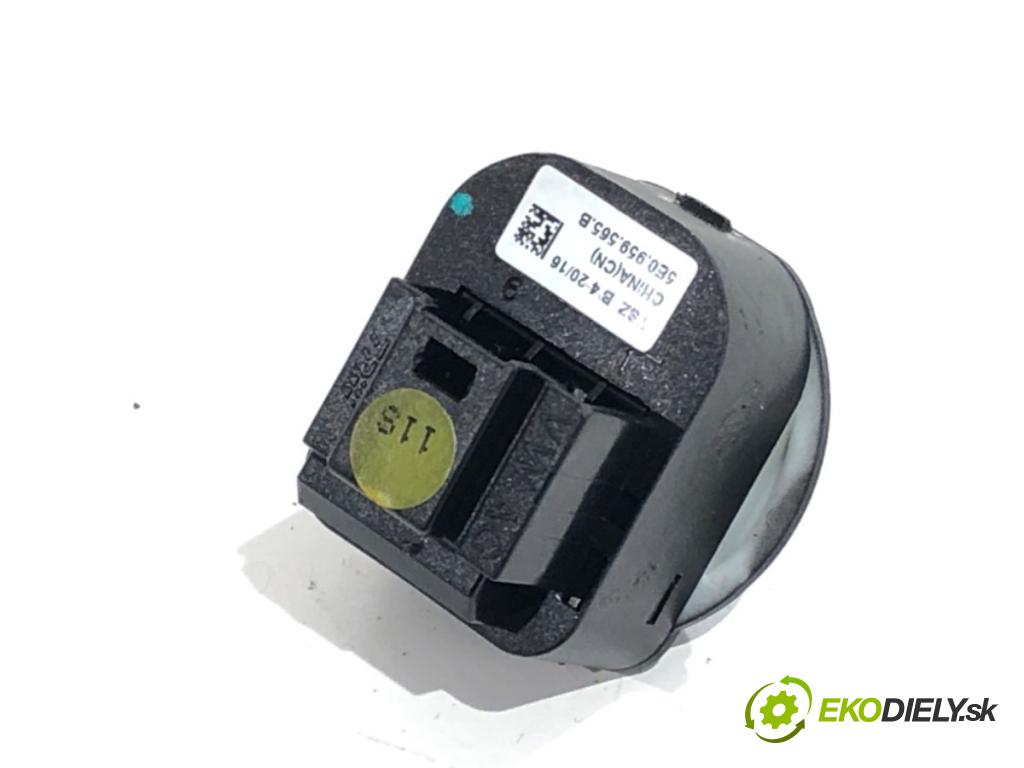 SKODA OCTAVIA III Kombi 2016 135 kW 2.0 TDI / TDI RS 4x4 1968 Prepínač nastavenia spätných zrkadiel 5E0959565B (Prepínacie páčky pod volantom)