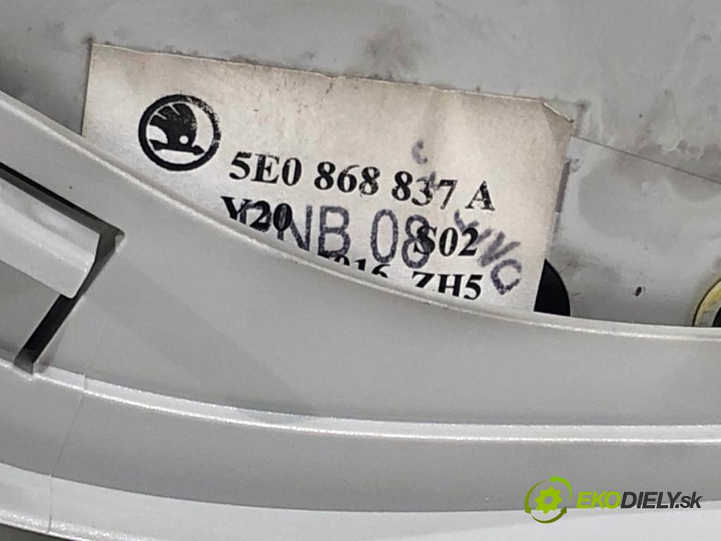 SKODA OCTAVIA III Kombi 2016 135 kW 2.0 TDI / TDI RS 4x4 1968 přihrádka kastlík na skla 5E0867489
