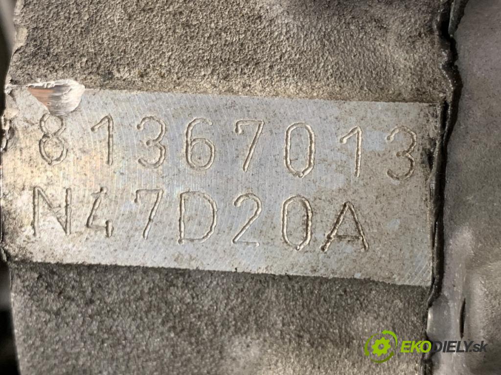 BMW E83 SUV 2008 130 kW xDrive 20 d 1995 motor N47D20A (Motor)