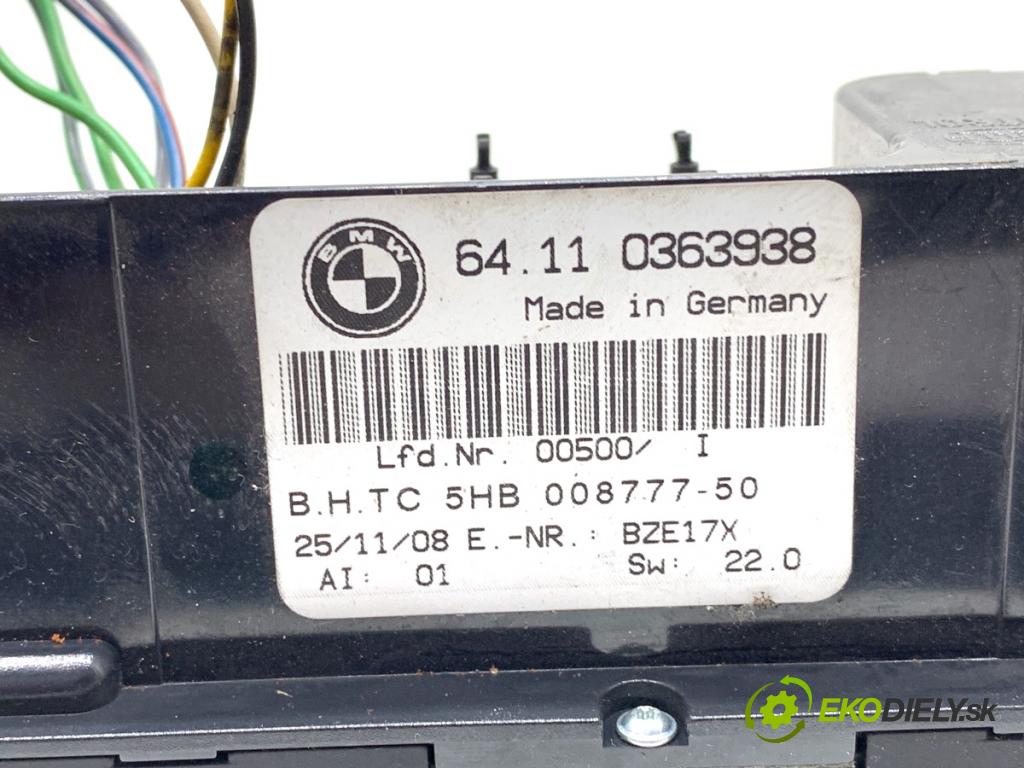 BMW E83 SUV 2008 130 kW xDrive 20 d 1995 Panel ovládania kúrenia 0363938 (Prepínacie páčky pod volantom)