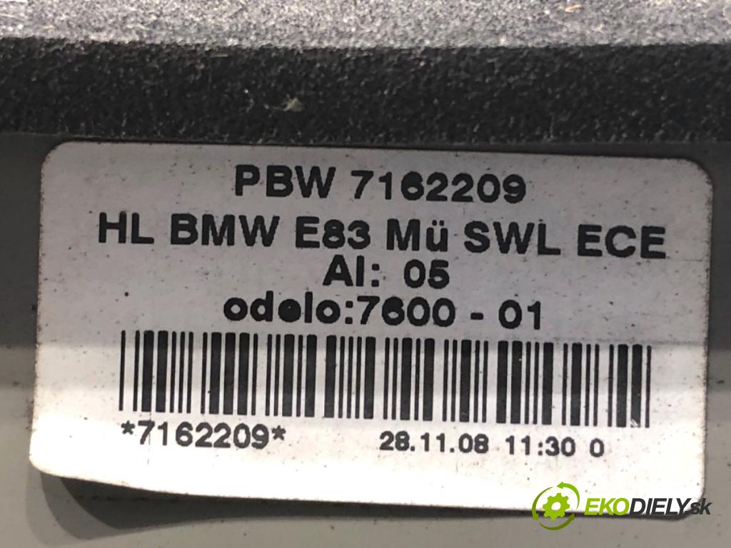 BMW E83 SUV 2008 130 kW xDrive 20 d 1995 světlo levý zadní část 7162209