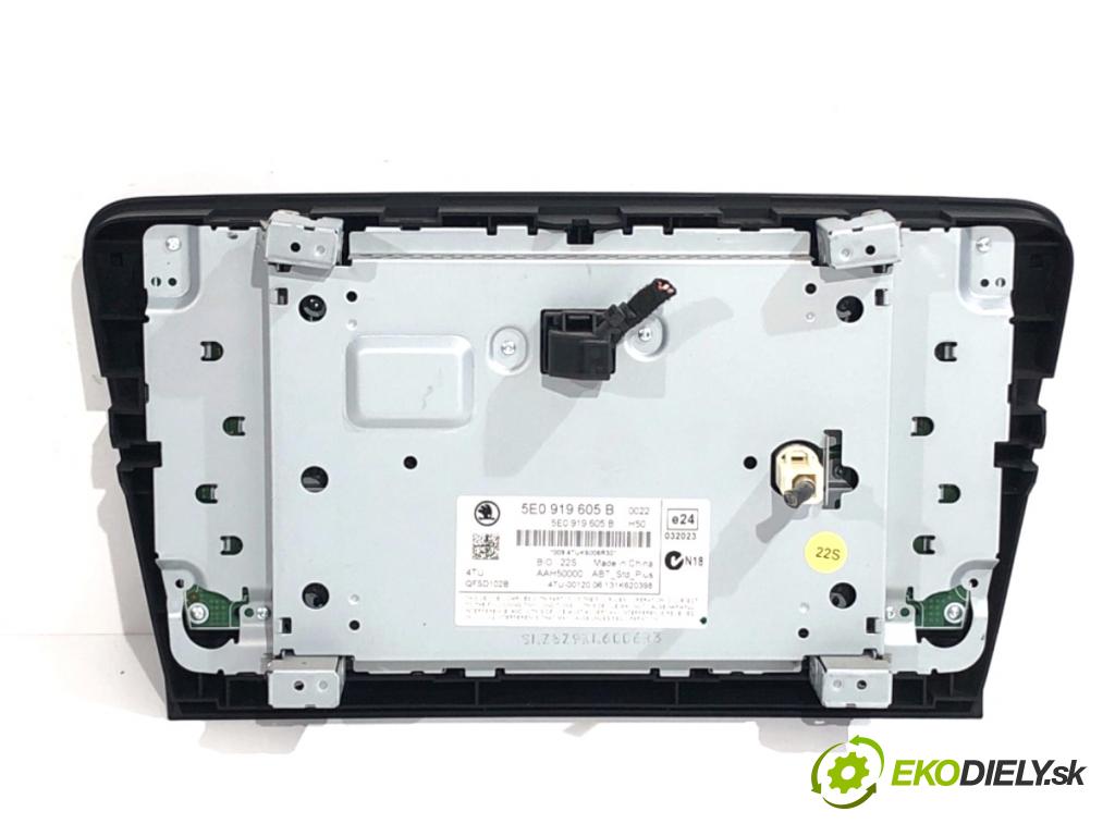 SKODA OCTAVIA III Kombi 2013 110 kW 2.0 TDI 1968 RADIO 5E0919605B (Audio zariadenie)