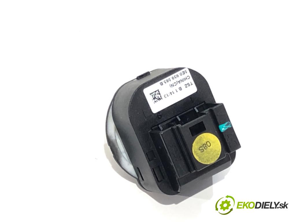 SKODA OCTAVIA III Kombi 2013 110 kW 2.0 TDI 1968 Prepínač nastavenia spätných zrkadiel 5E0959565B (Prepínacie páčky pod volantom)