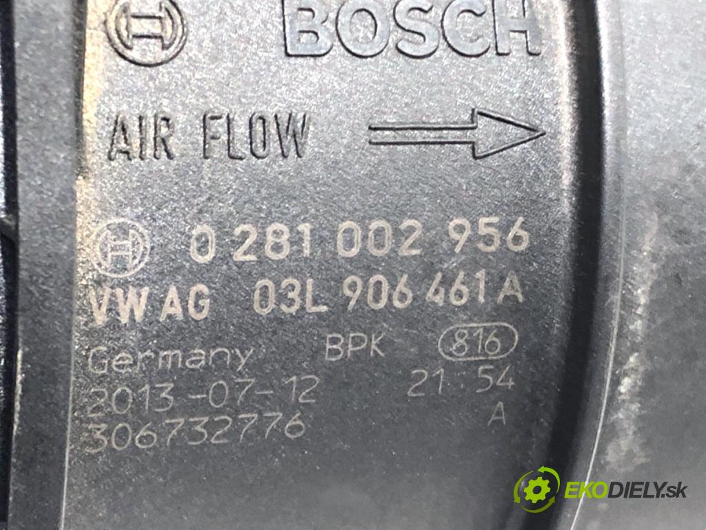 SKODA OCTAVIA III Kombi 2013 110 kW 2.0 TDI 1968 Váha vzduchu 03L906461A 0281002956 (Váha vzduchu)