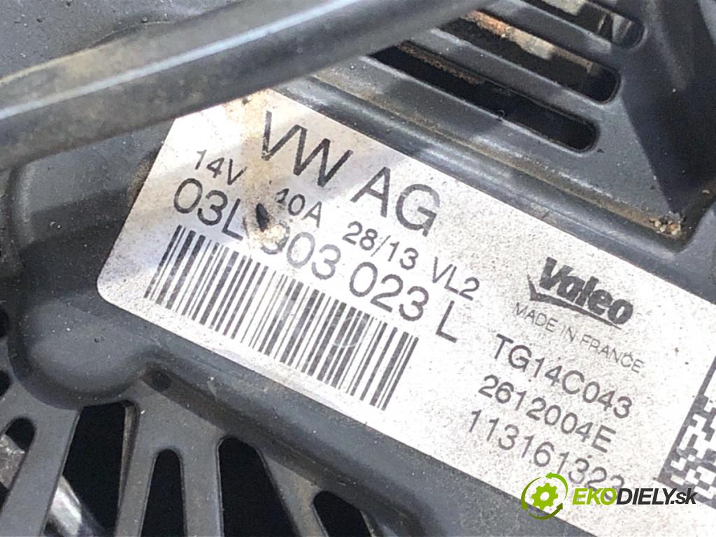 SKODA OCTAVIA III Kombi 2013 110 kW 2.0 TDI 1968 Alternátor 03L903023L (Alternátor)