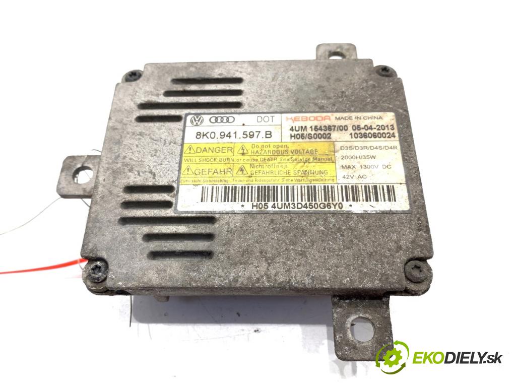 SKODA OCTAVIA III Kombi 2013 110 kW 2.0 TDI 1968 Menič XENON 8K0941597B (Riadiaca jednotka xenónu)