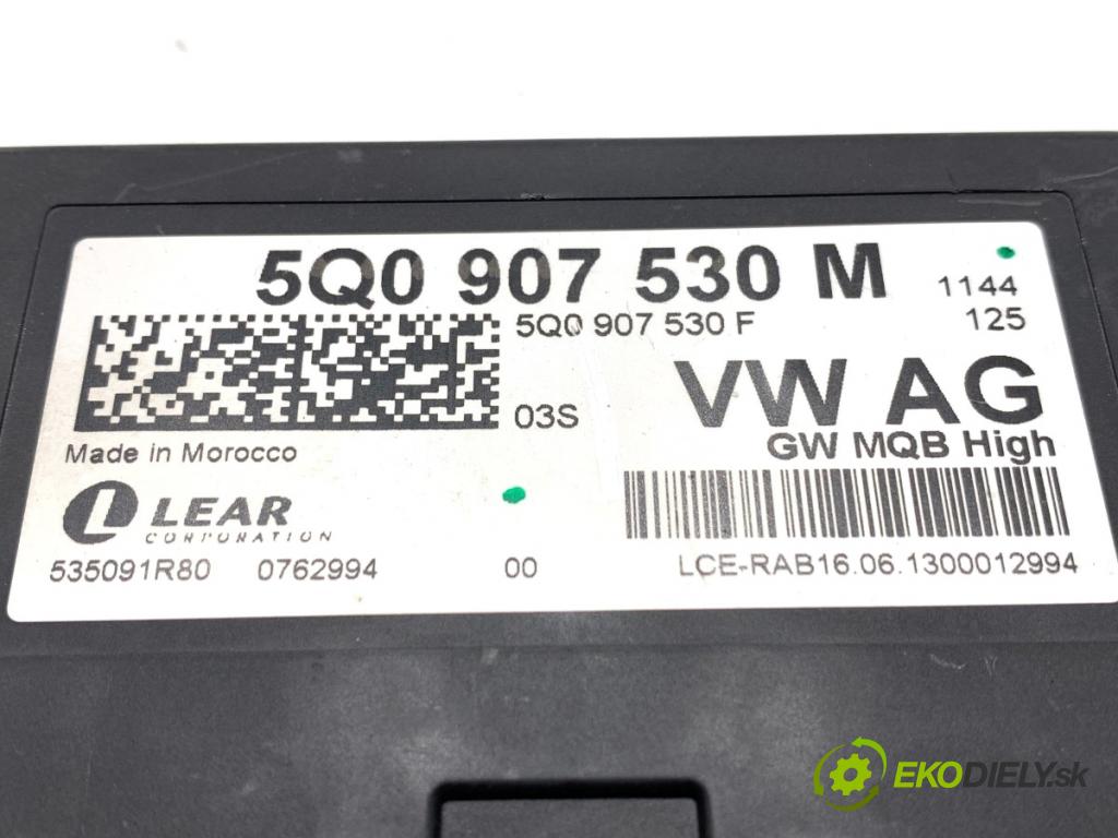 SKODA OCTAVIA III Kombi 2013 110 kW 2.0 TDI 1968 modul GATEWAY 5Q0907530M