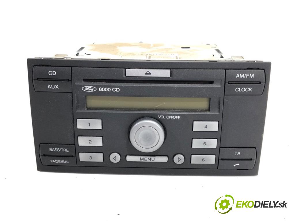 FORD FIESTA MK6 liftback 2005 59 kW 1.4 16V 1388 RADIO 6S61-18C815-CB (Audio zariadenie)