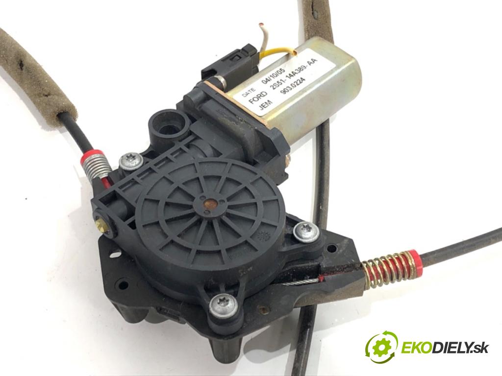 FORD FIESTA MK6 liftback 2005 59 kW 1.4 16V 1388 Mechanizmus okna ľavy predný 2S51-14A389-AA