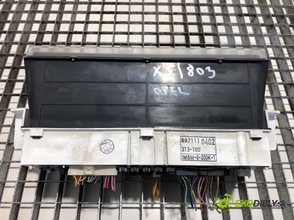 OPEL MONTEREY A samochód terenowy zamknięty 1996 84 kW 3.1 TD (UBS69D, UBS69G) 3059 Prístrojovka 8971110402 (Prístrojová doska)