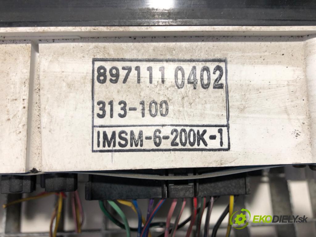 OPEL MONTEREY A samochód terenowy zamknięty 1996 84 kW 3.1 TD (UBS69D, UBS69G) 3059 Prístrojovka 8971110402 (Prístrojová doska)