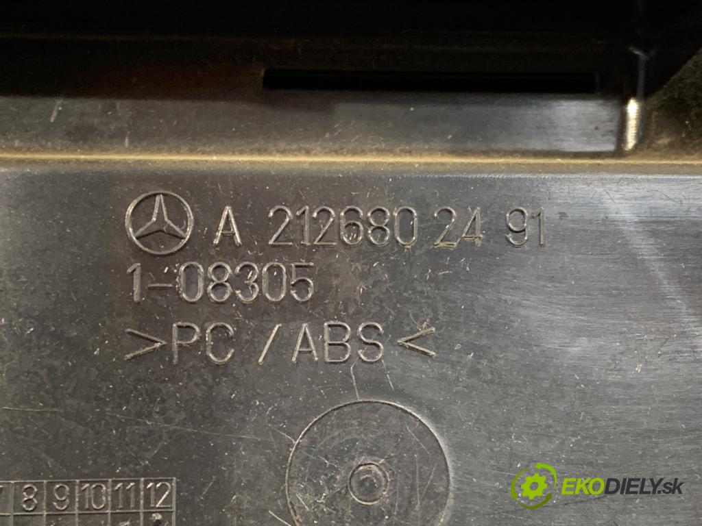 MERCEDES-BENZ W212 sedan 2014 150 kW E 300 Hybrid / BlueTEC Hybrid (212.098) 2143 přihrádka kastlík spolujezdce A2126802491 (Přihrádka (kastlík))