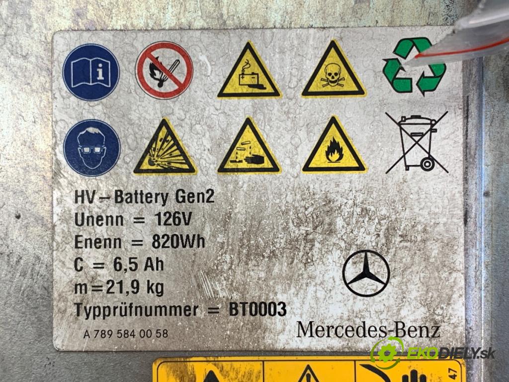 MERCEDES-BENZ W212 sedan 2014 150 kW E 300 Hybrid / BlueTEC Hybrid (212.098) 2143 BATERIA HYBRYDA A7893405302 A7895840058