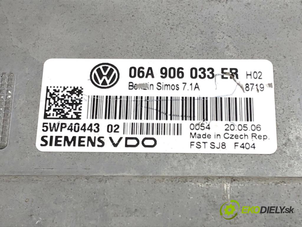 VW CADDY III Nadwozie pełne/minivan 2006 75 kW 1.6 1595 riadiaca jednotka Motor 06A906033ER (Riadiaca jednotka)