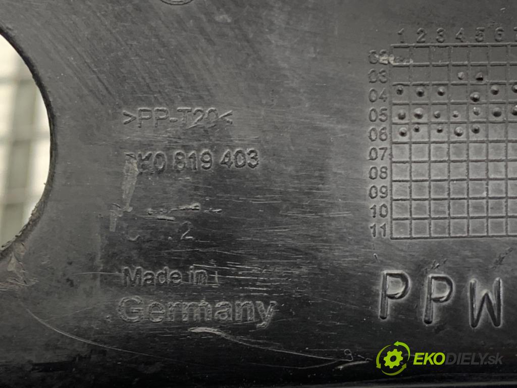 VW CADDY III Nadwozie pełne/minivan 2006 75 kW 1.6 1595 Torpédo, plast pod čelné okno 2K0819403 (Torpédo (plast pod čelným sklom))