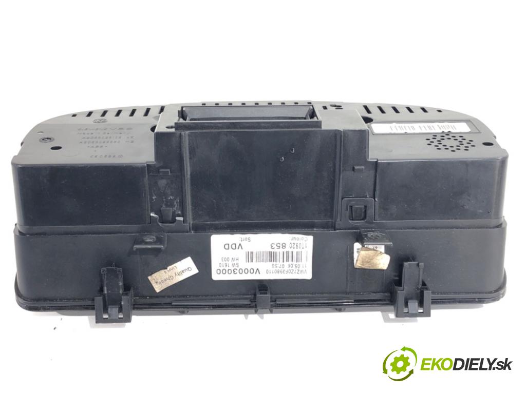 VW CADDY III Nadwozie pełne/minivan 2006 75 kW 1.6 1595 Prístrojovka 1T0920853 (Prístrojová doska)