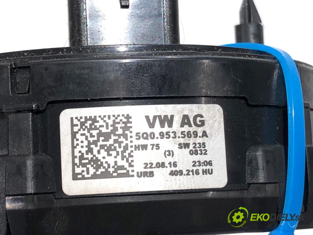 SKODA OCTAVIA III Kombi 2016 135 kW 2.0 TDI / TDI RS 4x4 1968 kroužek slimák airbag 5Q0953569A (Airbag)