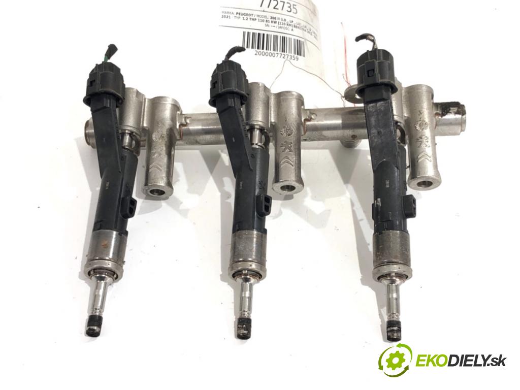 PEUGEOT 308 II liftback 2018 81 kW 1.2 THP 110 1199 Lišta vstrekovacia 9811353880 (Vstrekovacia lišta)