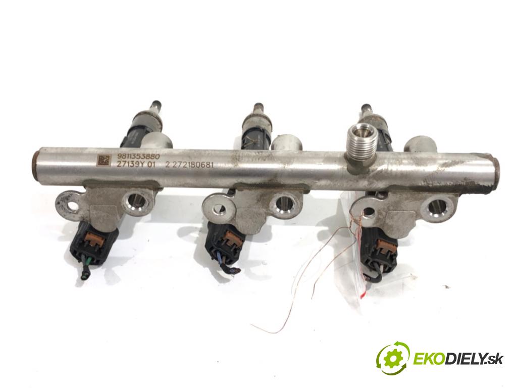 PEUGEOT 308 II liftback 2018 81 kW 1.2 THP 110 1199 Lišta vstrekovacia 9811353880 (Vstrekovacia lišta)