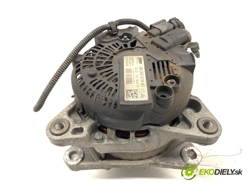 PEUGEOT 308 II liftback 2018 81 kW 1.2 THP 110 1199 Alternátor 9809391880 (Alternátor)