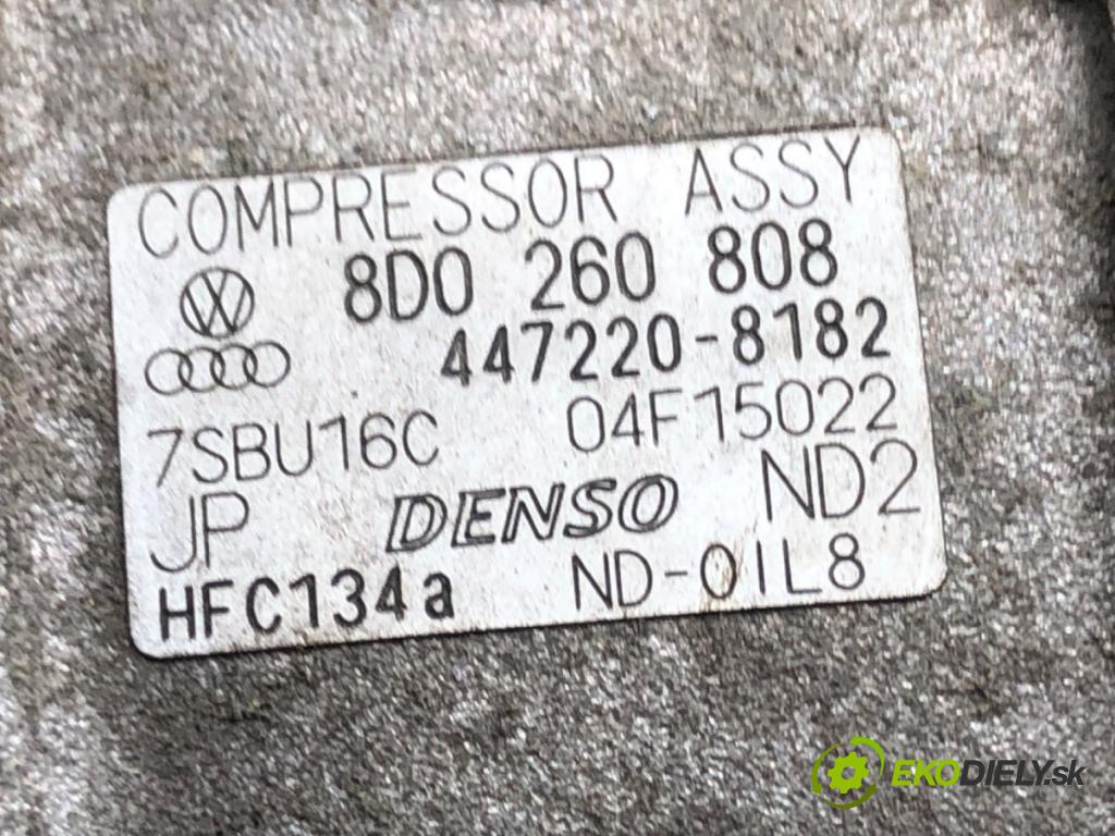 VW PASSAT B5 FL sedan 2004 96 kW 1.9 TDI 1896 Kompresor klimatizácie 8D0260808 (Kompresor klimatizácie)