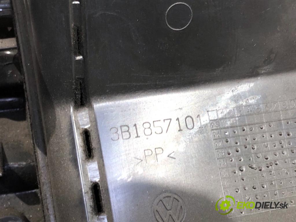 VW PASSAT B5 FL sedan 2004 96 kW 1.9 TDI 1896 Priehradka, kastlík spolujazdca 3B1857101 (Priehradka (kastlík))