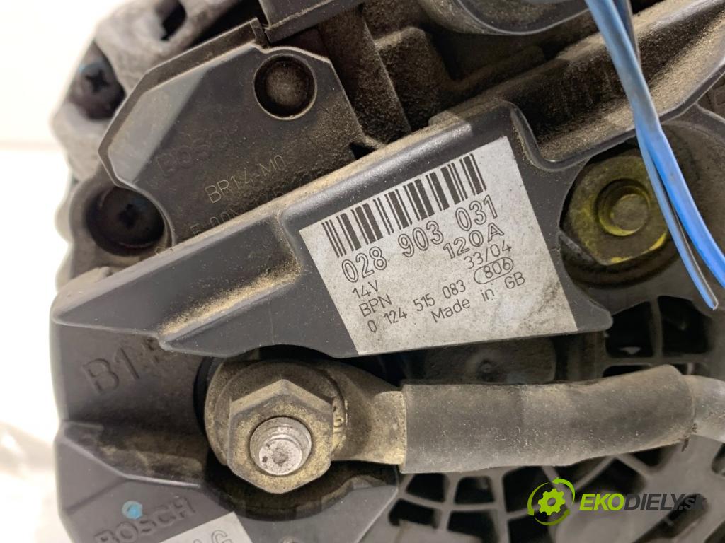 VW PASSAT B5 FL sedan 2004 96 kW 1.9 TDI 1896 Alternátor 028903031 (Alternátor)