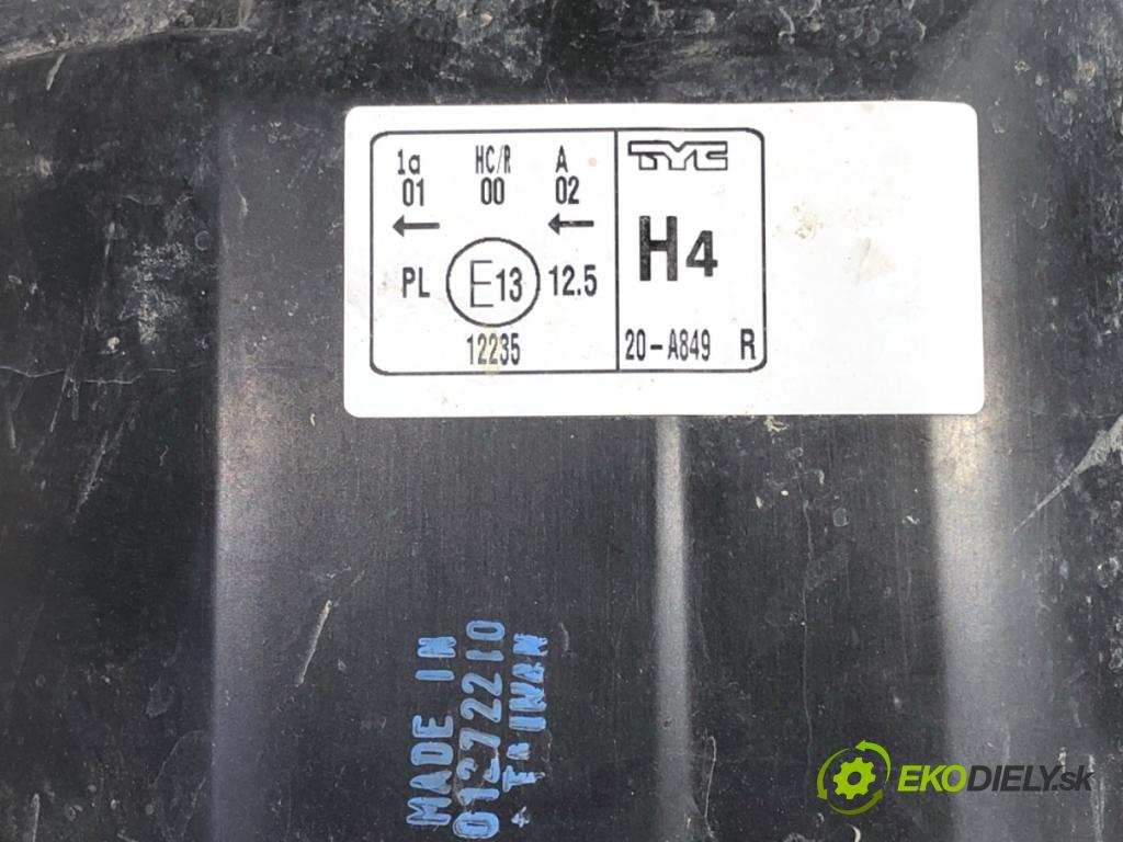 FIAT GRANDE PUNTO liftback 2007 57 kW 1.4 (199AXB11, 199AXB1A, 199BXB1A, 199AXL1A) 1368 světlomet pravý přední část