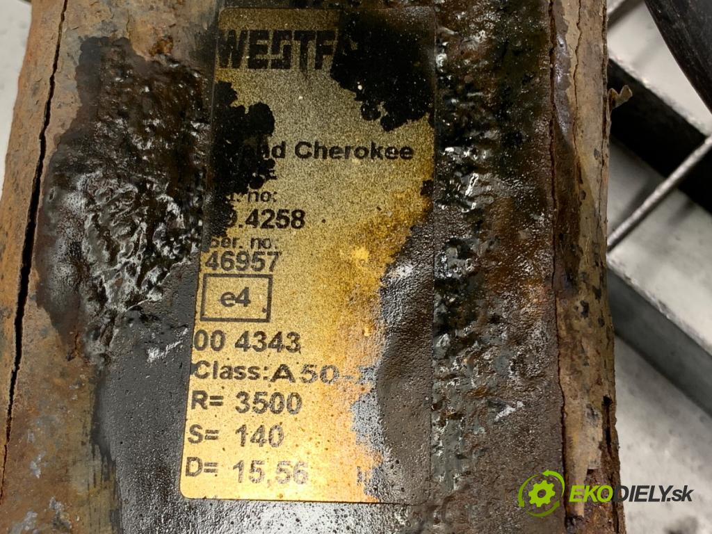 JEEP GRAND CHEROKEE WK SUV 2012 177 kW 3.0 CRD V6 4x4 2987 Hák tažné zařízení  (Tažné zařízení)