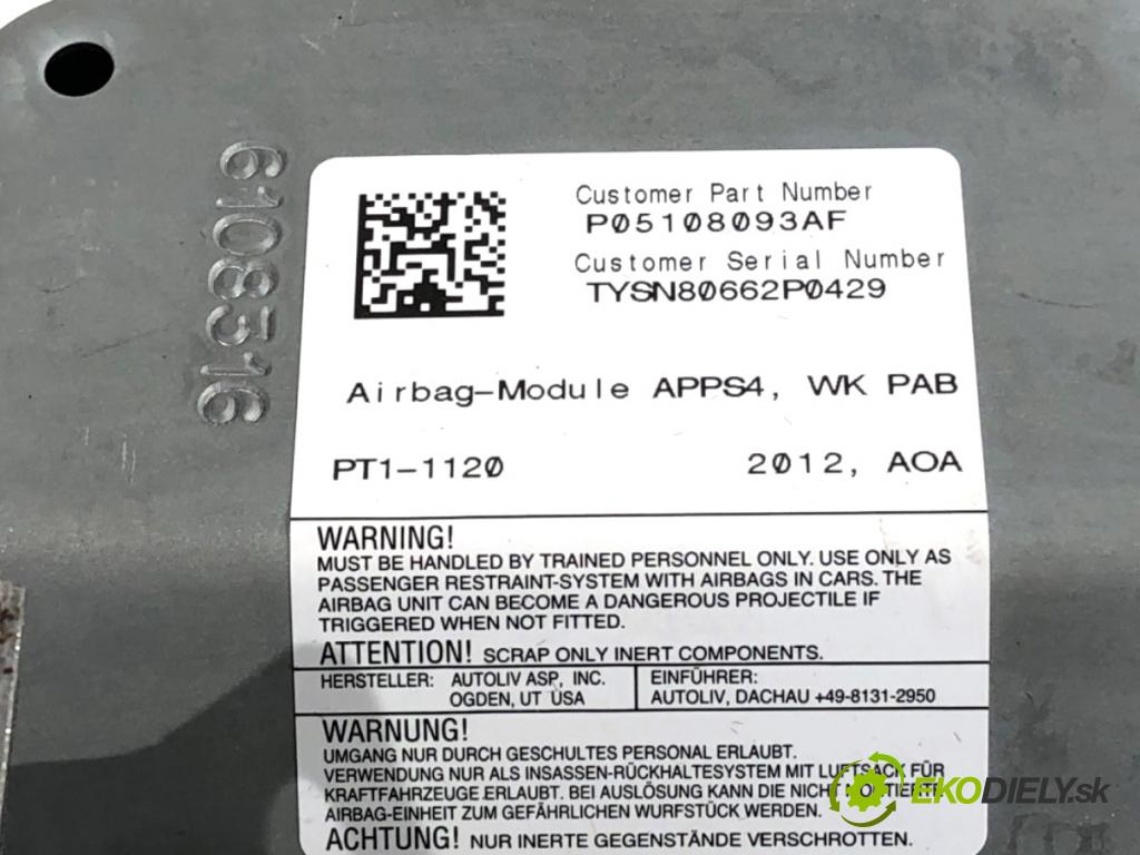 JEEP GRAND CHEROKEE WK SUV 2012 177 kW 3.0 CRD V6 4x4 2987 AirBag spolujezdce  (Airbag)